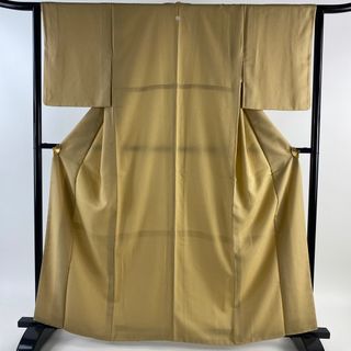 色無地 身丈161cm 裄丈63cm 化繊 美品 優品 【中古】(着物)