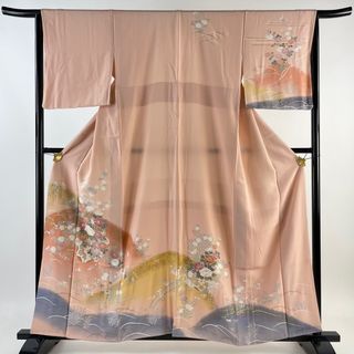 訪問着 身丈159cm 裄丈64cm 正絹 秀品 【中古】(着物)