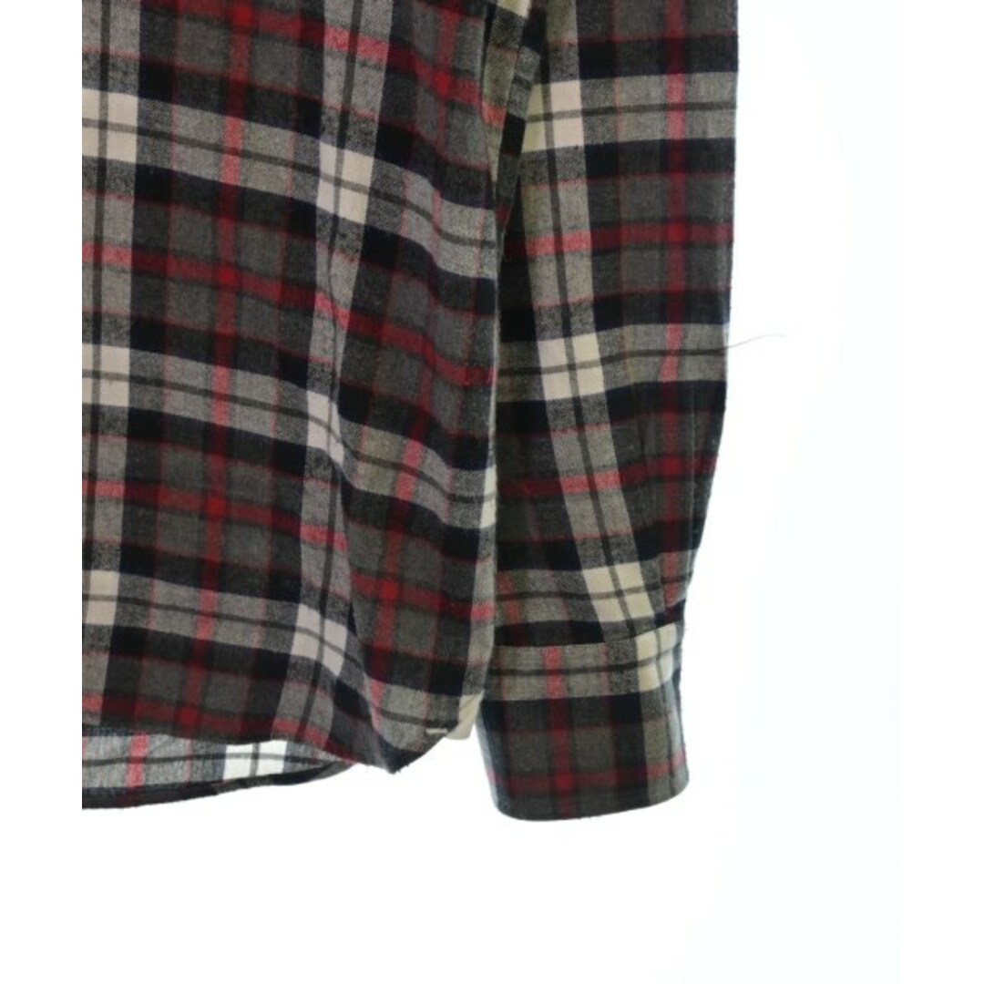 ORIAN(オリアン)のORIAN オリアン カジュアルシャツ XS グレーx赤x白(チェック) 【古着】【中古】 メンズのトップス(シャツ)の商品写真