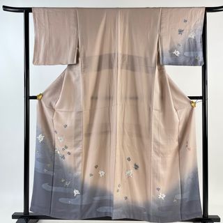 訪問着 身丈157.5cm 裄丈63cm 正絹 秀品 【中古】(着物)