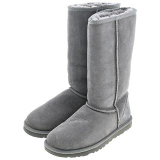 アグオーストラリア(UGG AUSTRALIA)のUGG australia アグオーストラリア ブーツ 23cm グレー 【古着】【中古】(ブーツ)