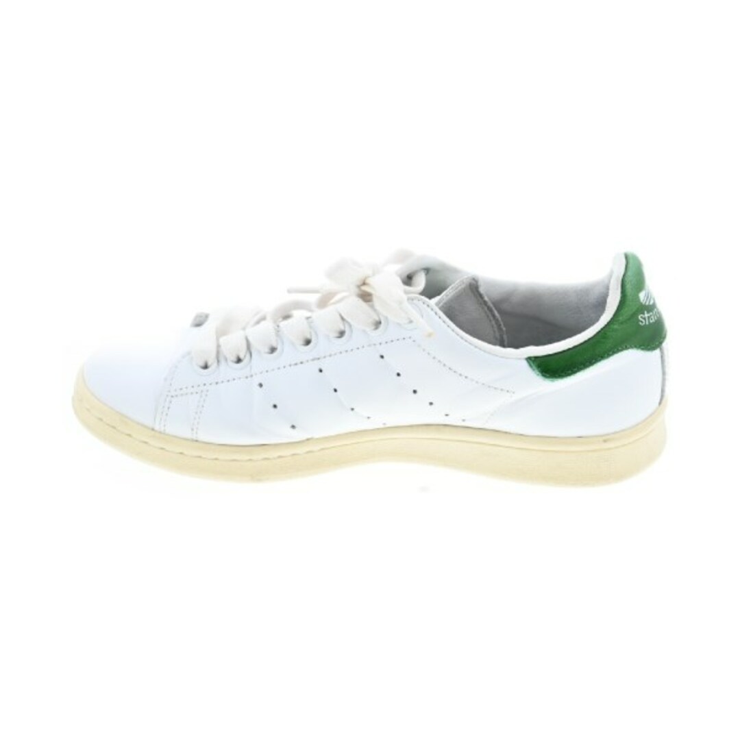 adidas(アディダス)のadidas アディダス スニーカー 23.5cm 白x緑 【古着】【中古】 メンズの靴/シューズ(スニーカー)の商品写真