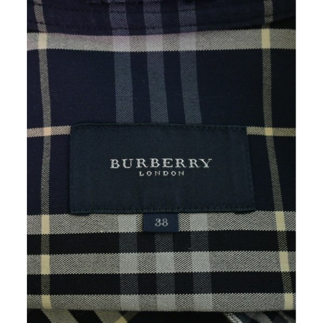 BURBERRY(バーバリー)のBURBERRY ブルゾン（その他） 38(S位) 紺x白(チェック) 【古着】【中古】 レディースのジャケット/アウター(その他)の商品写真