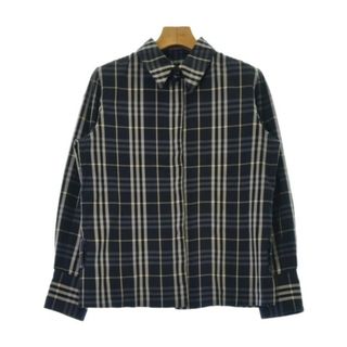 バーバリー(BURBERRY)のBURBERRY ブルゾン（その他） 38(S位) 紺x白(チェック) 【古着】【中古】(その他)