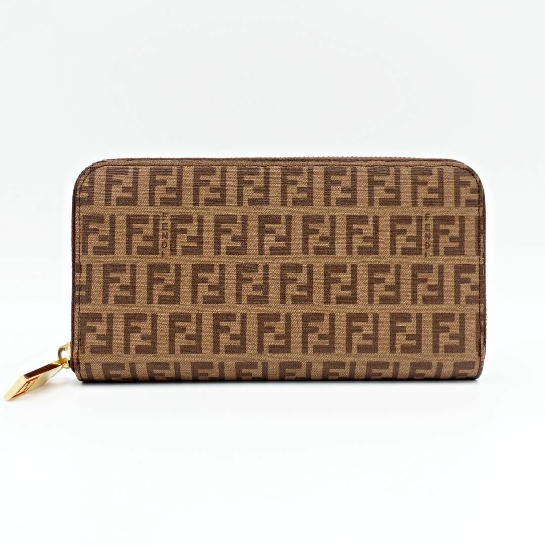 FENDI(フェンディ)のフェンディ FENDI ラウンドファスナー ズッカ 長財布 メンズ レディース レディースのファッション小物(財布)の商品写真