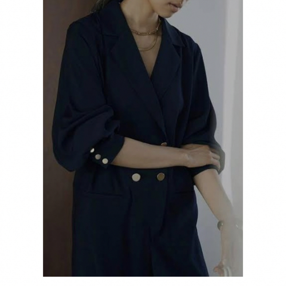 Ameri BLAZER PLAYFUL ROMPERSネイビー S Ameri BLAZER PLAYFUL ROMPERSネイビー S