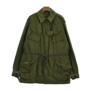 MONCLER GENIUS ミリタリーブルゾン 2(M位) カーキ 【古着】【中古】(ミリタリージャケット)