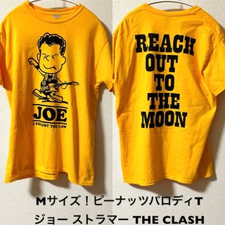 Mサイズ！ピーナッツパロディTシャツ ジョー ストラマーJoe Strummer(Tシャツ/カットソー(半袖/袖なし))