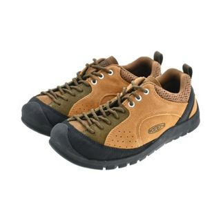 キーン(KEEN)のKEEN キーン スニーカー 25cm 茶xカーキ 【古着】【中古】(スニーカー)