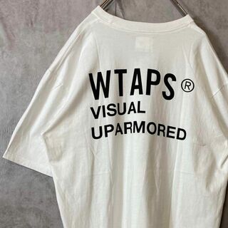 ダブルタップス(W)taps)の【バックプリント、グラフィックTシャツ】WTAPSストリートデザイン古着sk8(Tシャツ/カットソー(半袖/袖なし))