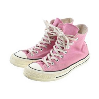 コンバース(CONVERSE)のCONVERSE コンバース スニーカー UK7 1/2(26cm位) ピンク 【古着】【中古】(スニーカー)