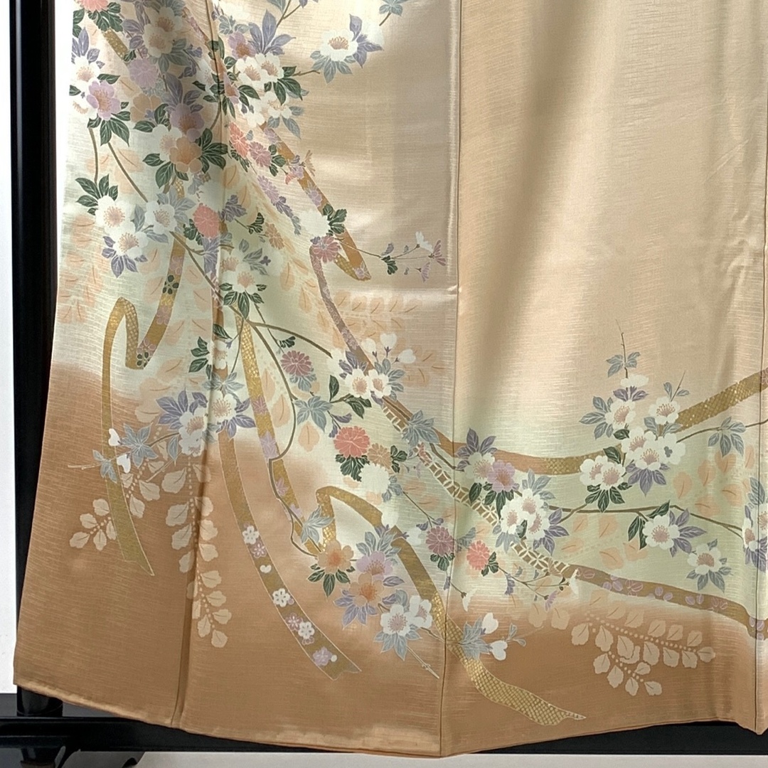 訪問着 身丈157cm 裄丈64cm 正絹 秀品 【中古】 レディースの水着/浴衣(着物)の商品写真