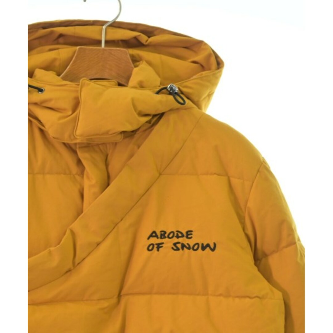 ABODE OF SNOW ダウンジャケット/ダウンベスト 0(XS位) 黄 【古着】【中古】 レディースのジャケット/アウター(ダウンジャケット)の商品写真