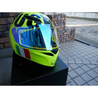 AGV 新品クリアブルーミラーシールド K1/K1S/K3SV/K5S(ヘルメット/シールド)