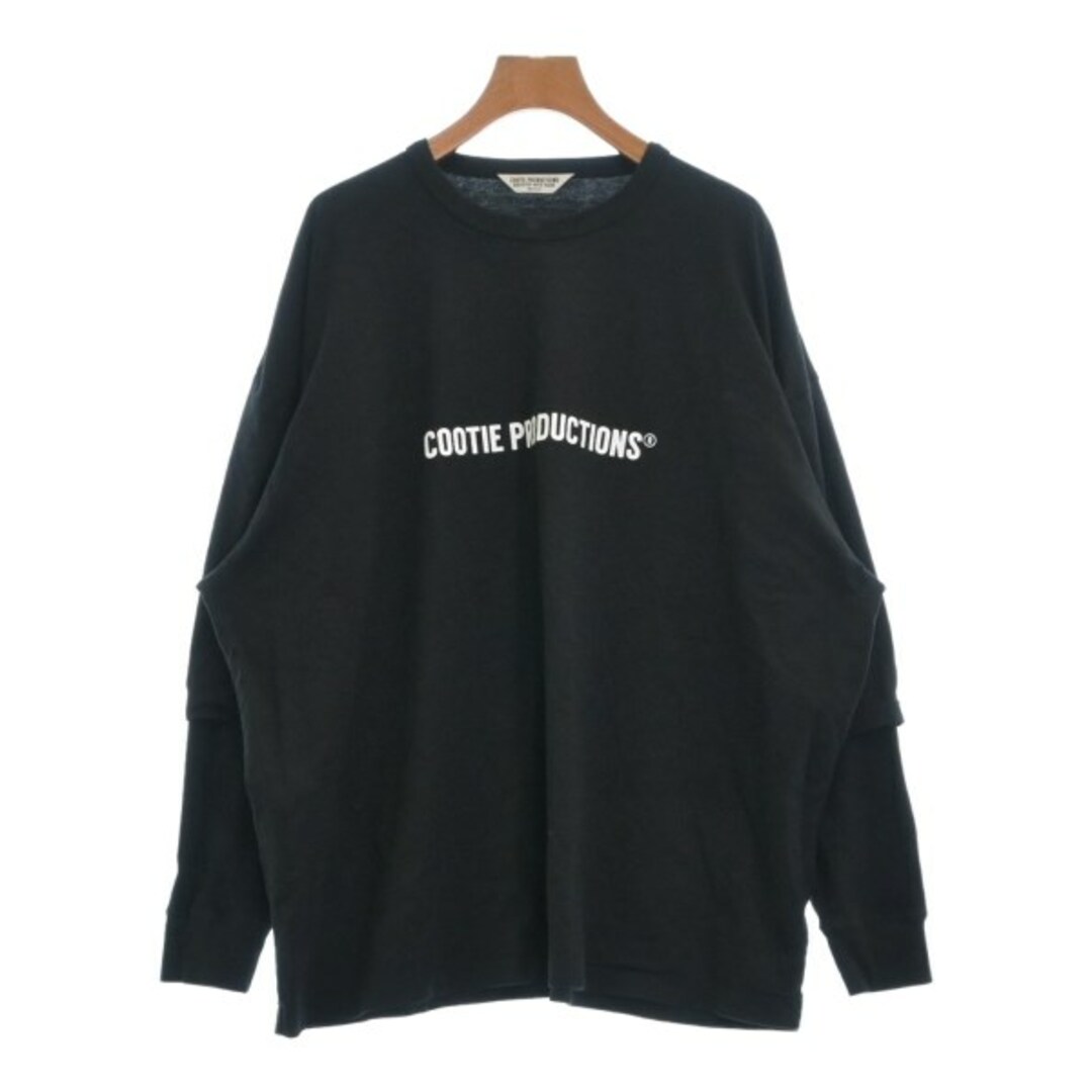 COOTIE(クーティー)のCOOTIE クーティー Tシャツ・カットソー M 黒 【古着】【中古】 メンズのトップス(Tシャツ/カットソー(半袖/袖なし))の商品写真