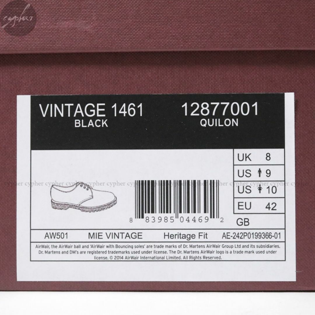 Dr.Martens(ドクターマーチン)の27 新品 英国製 ドクターマーチン VINTAGE 1461 レザー シューズ メンズの靴/シューズ(ドレス/ビジネス)の商品写真