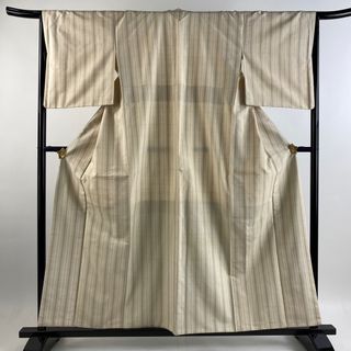 紬 身丈157.5cm 裄丈66cm 正絹 美品 秀品 【中古】(着物)