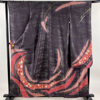 振袖 身丈160cm 裄丈65cm 正絹 美品 逸品 【中古】(着物)