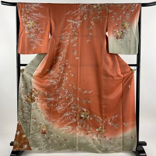 訪問着 身丈167cm 裄丈65.5cm 正絹 逸品 【中古】(着物)