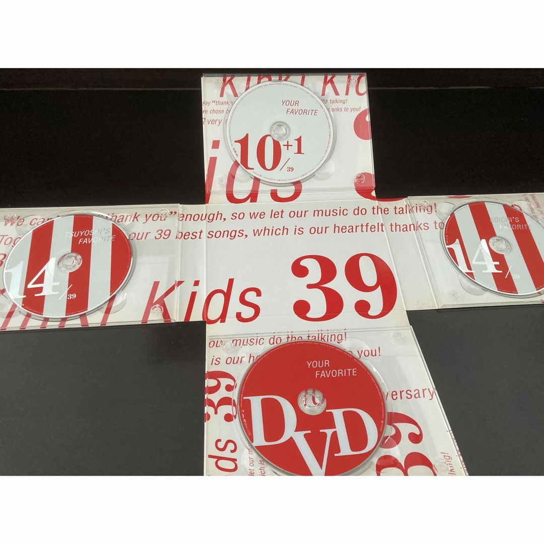 KinKi Kids(キンキキッズ)の【完全初回限定盤】KinKi Kids 10th Anniversary エンタメ/ホビーのCD(ポップス/ロック(邦楽))の商品写真