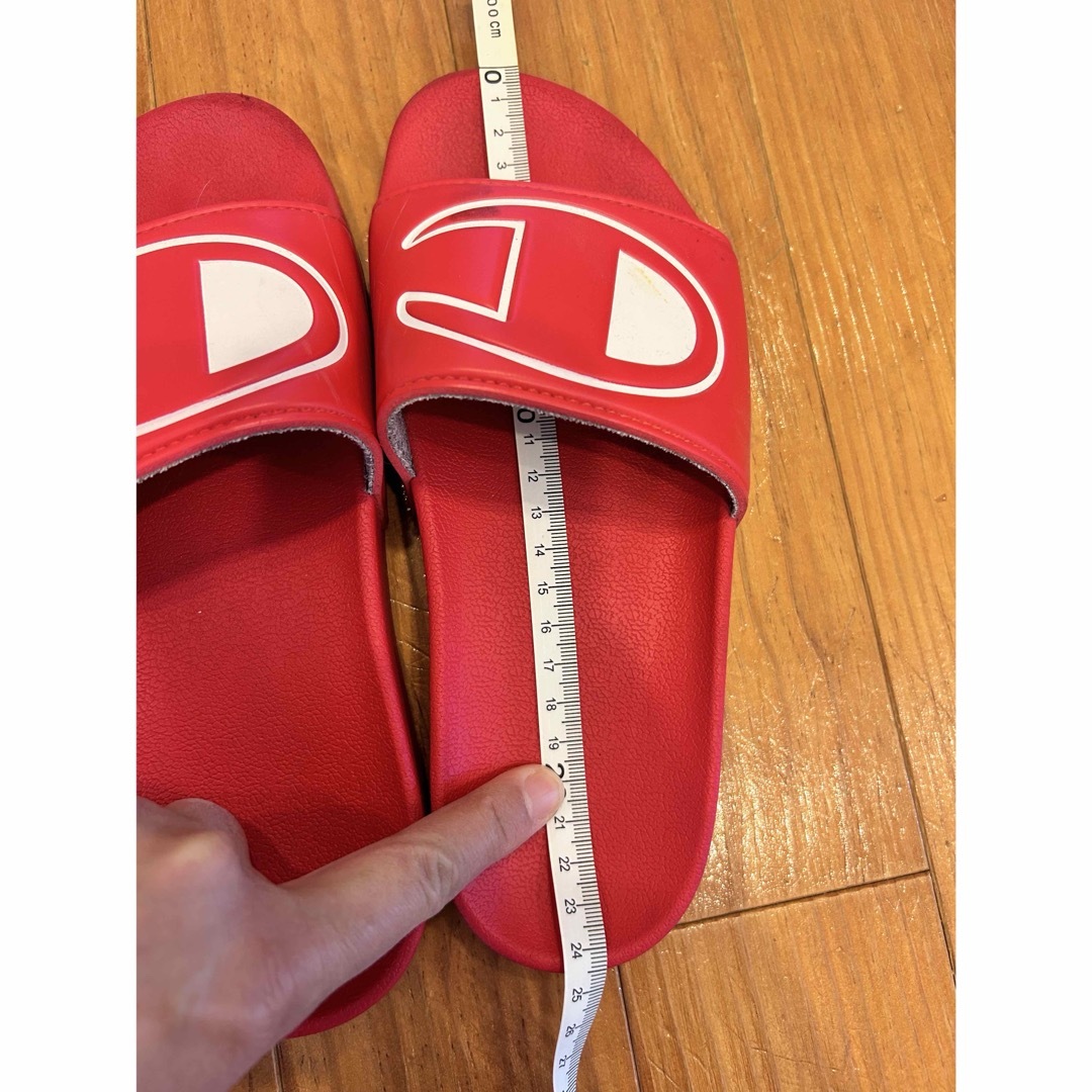 NIKE(ナイキ)のNIKE   チャンピオン　スリッパ　サンダル キッズ/ベビー/マタニティのキッズ靴/シューズ(15cm~)(サンダル)の商品写真