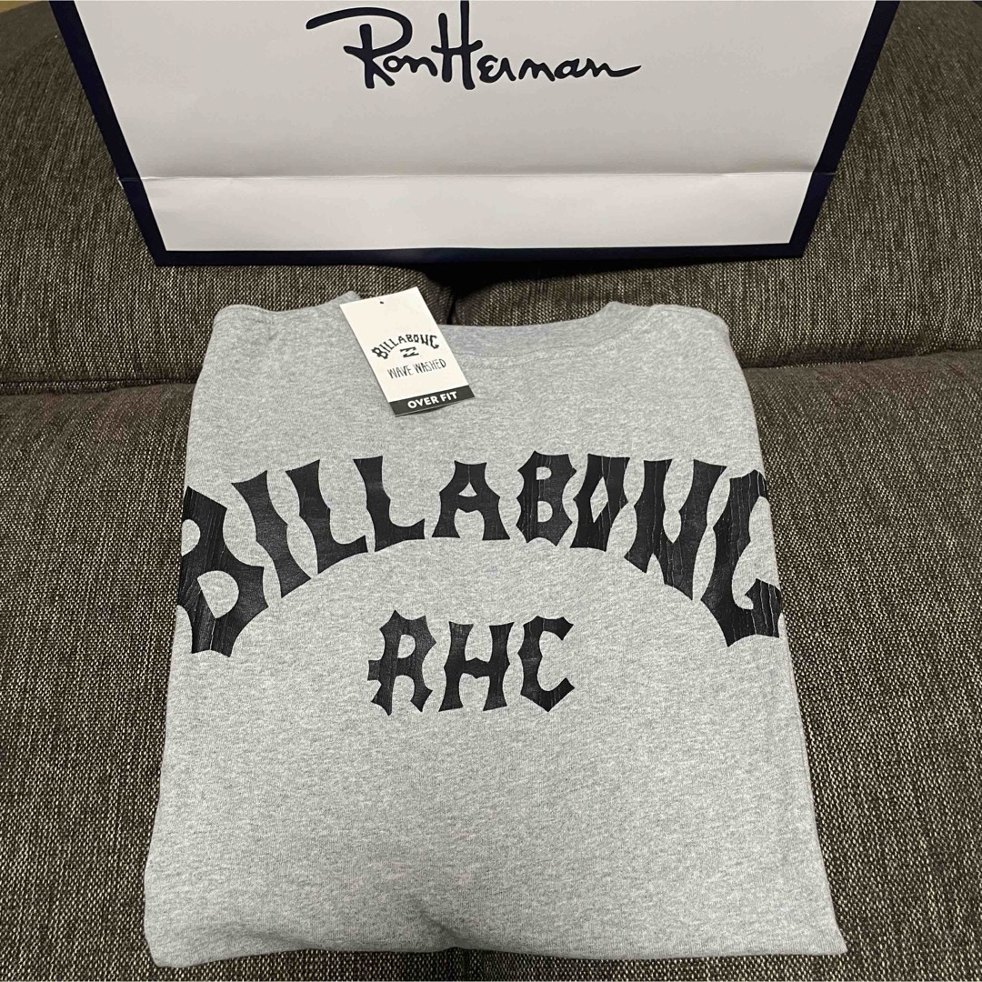 Ron Herman(ロンハーマン)のRHC × BILLABONG Logo Tee【L】半袖Tシャツ グレー 新品 メンズのトップス(Tシャツ/カットソー(半袖/袖なし))の商品写真