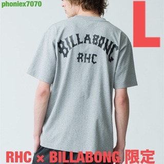 Ron Herman - RHC × BILLABONG Logo Tee【L】半袖Tシャツ グレー 新品