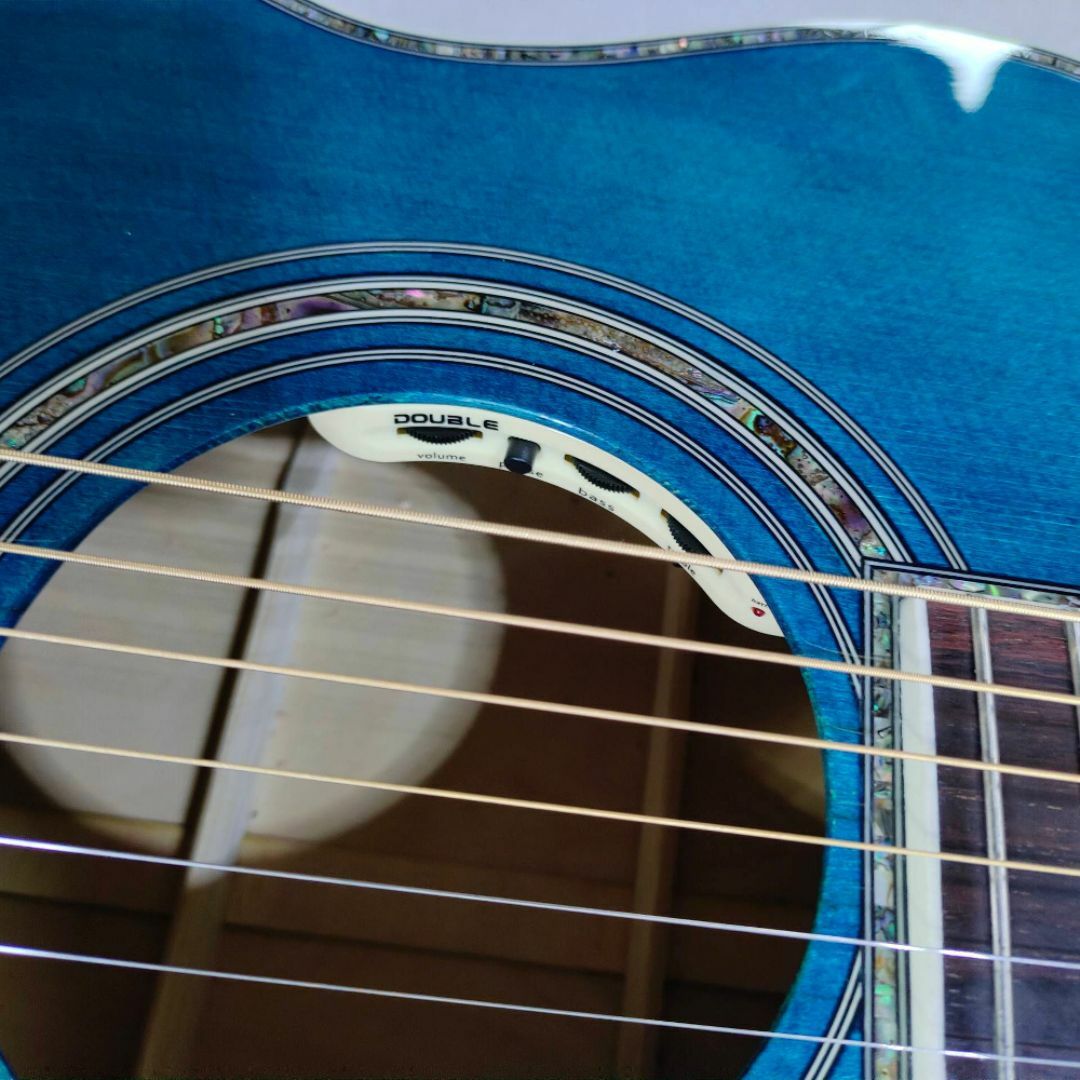 Ocean blue 広州 2024ショーモデル アコースティックギター 楽器のギター(アコースティックギター)の商品写真