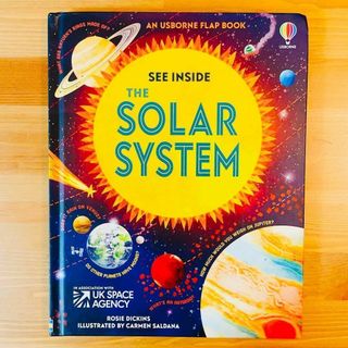 英語絵本Usborne see inside solar systemしかけ絵本