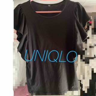 ユニクロ(UNIQLO)のUNIQLO マーゼライズスリーブ　ブラックS(Tシャツ/カットソー(半袖/袖なし))