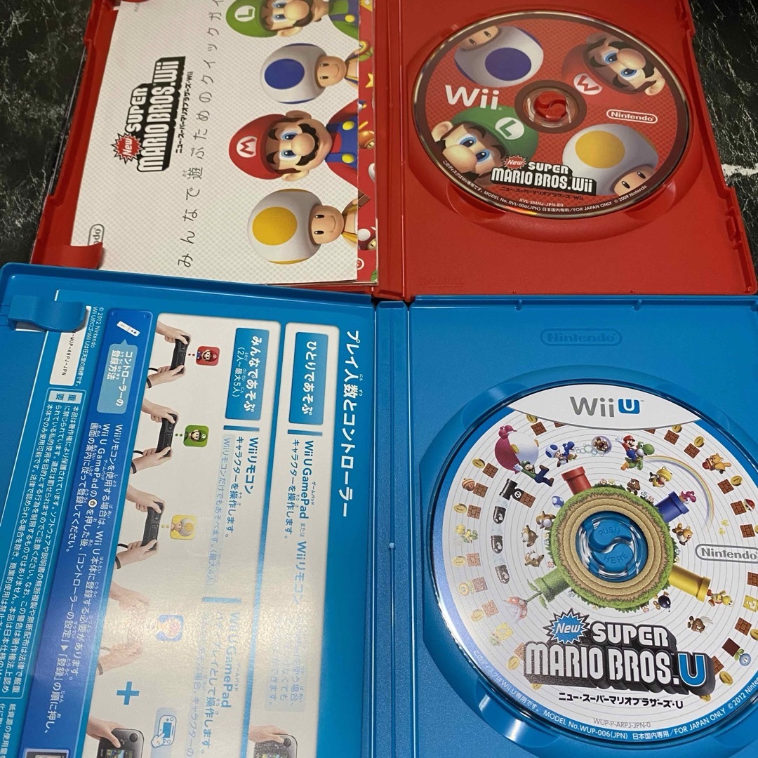 匿名配送　送料無料　スーパーマリオブラザーズ wii wiiu 任天堂 エンタメ/ホビーのゲームソフト/ゲーム機本体(家庭用ゲームソフト)の商品写真