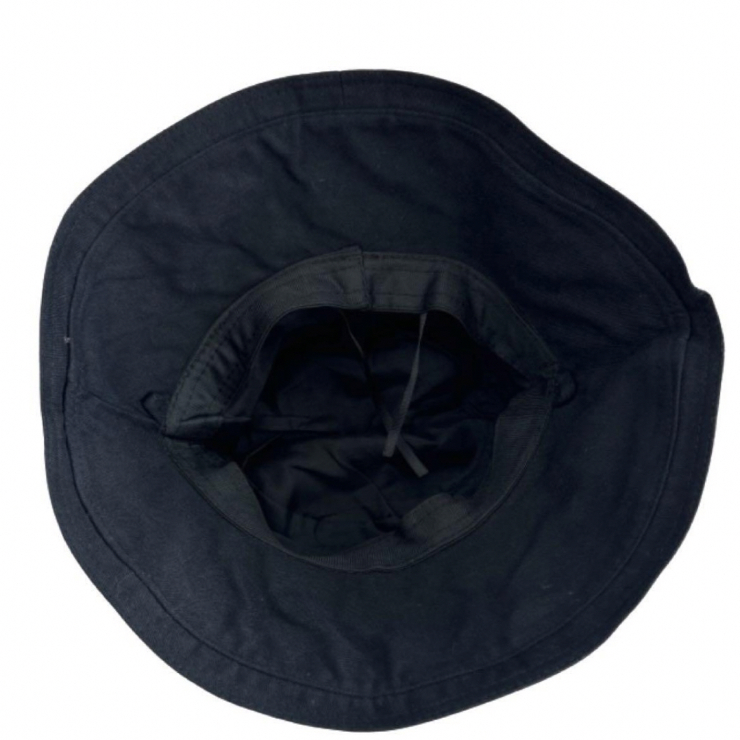 帽子 ハット　つば広 つば広ハット バケットハット アウトドア 紫外線 UV 黒 レディースの帽子(ハット)の商品写真