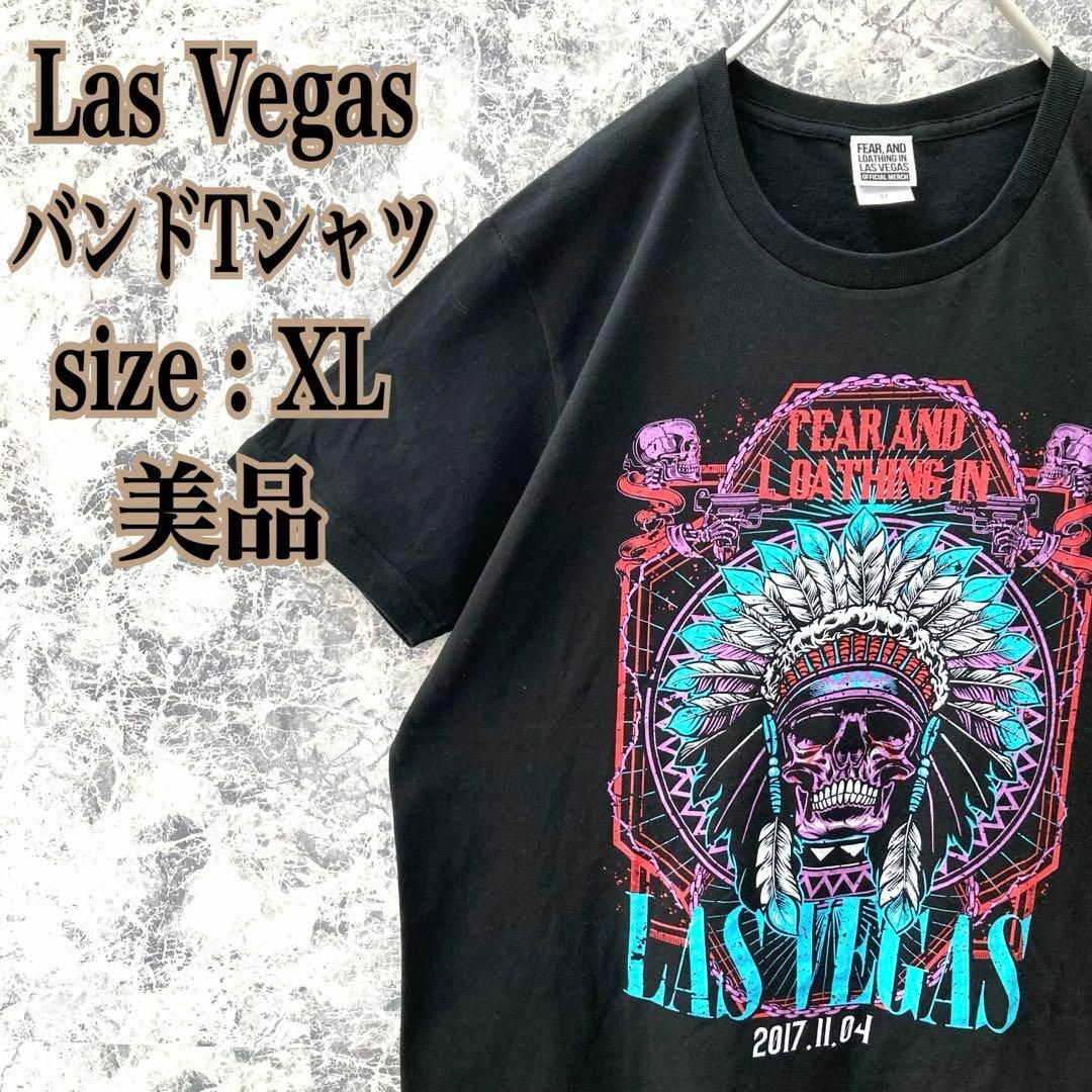 IT136 美品古着フィアーアンドインロージングラスベガスバンドツアーTシャツ メンズのトップス(Tシャツ/カットソー(半袖/袖なし))の商品写真