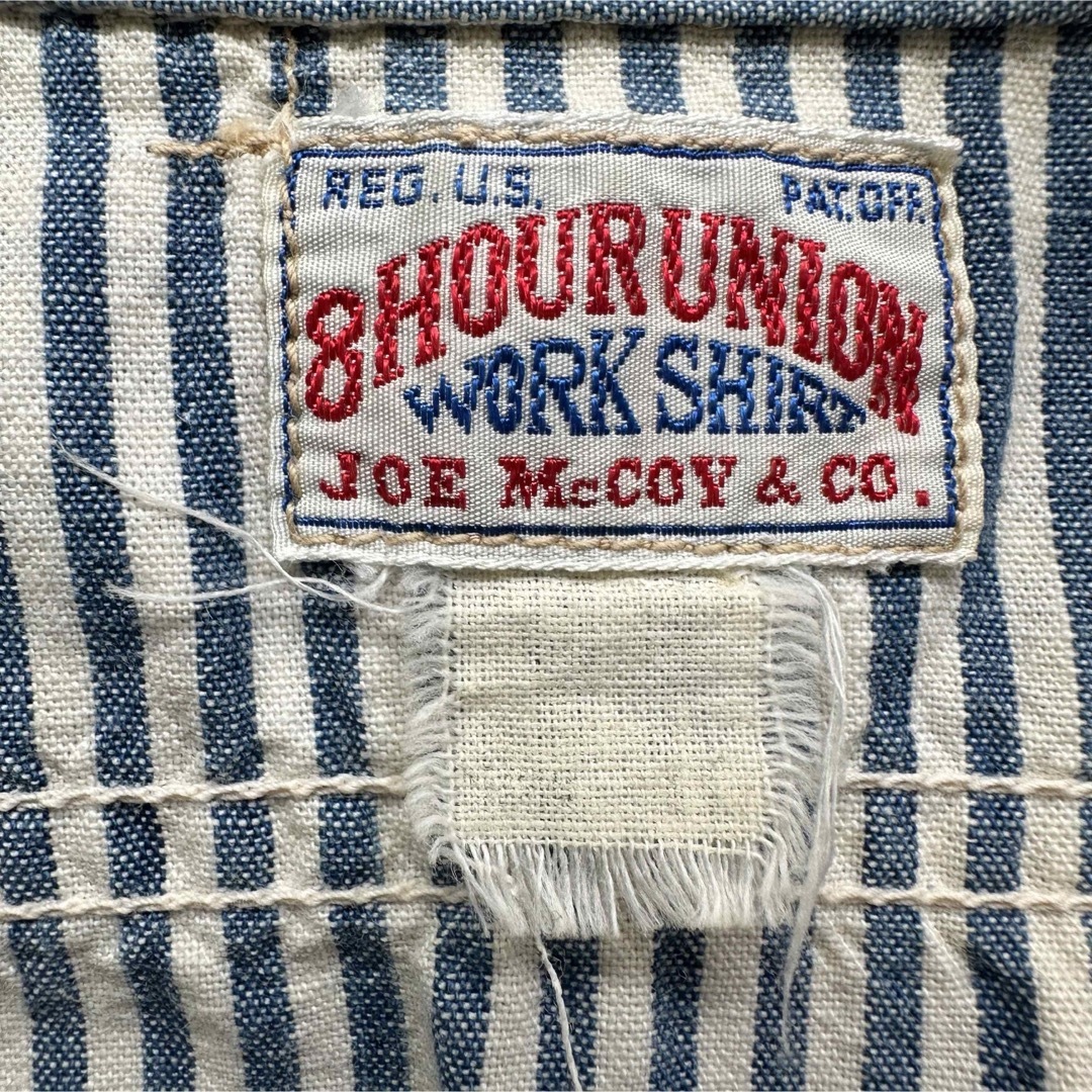 THE REAL McCOY'S(ザリアルマッコイズ)の【JOE McCOY】ジョーマッコイ 8hour union ハーフジップシャツ メンズのトップス(シャツ)の商品写真
