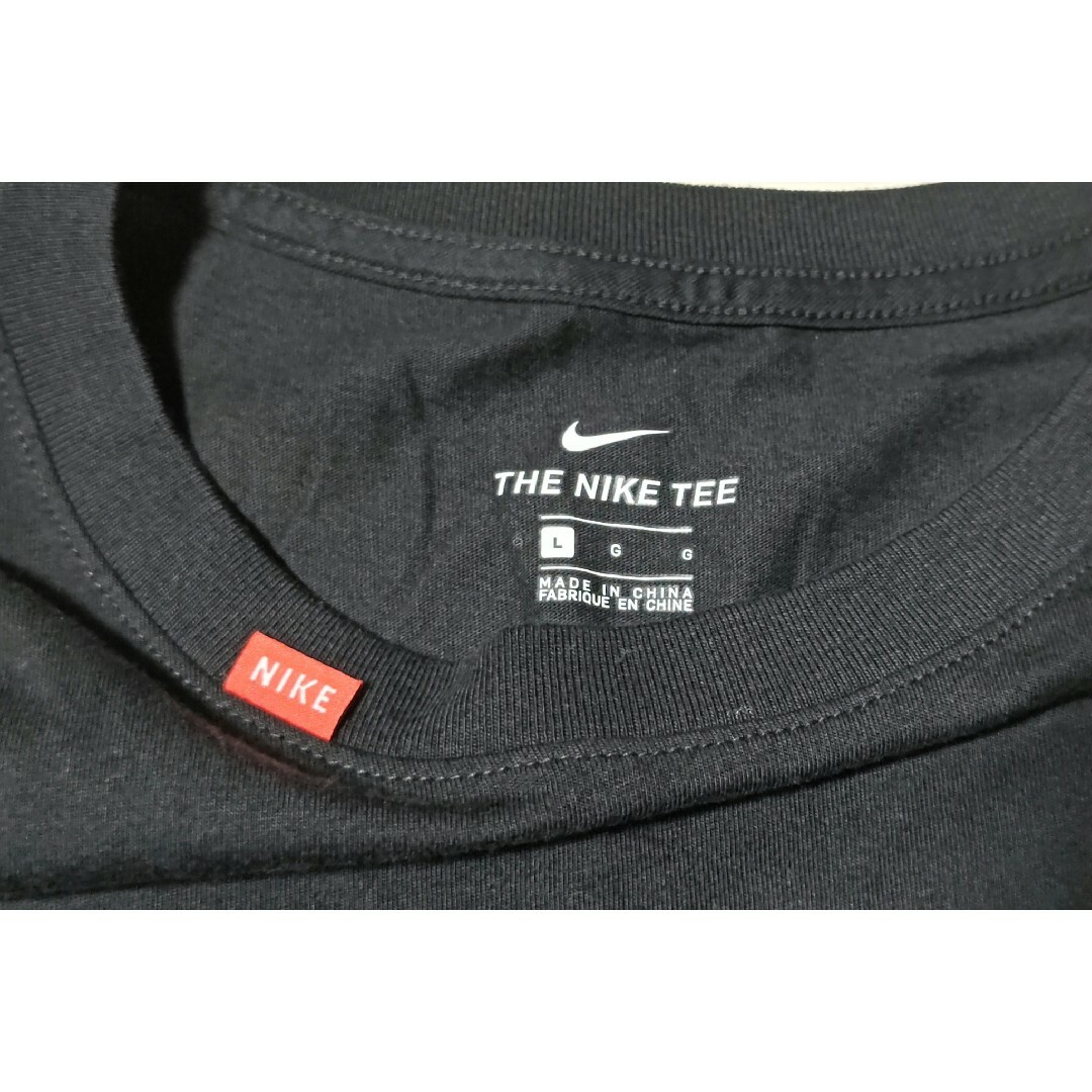 NIKE(ナイキ)のNIKE ナイキ 長袖Tシャツ ロンT 黒 レディース L レディースのトップス(Tシャツ(長袖/七分))の商品写真