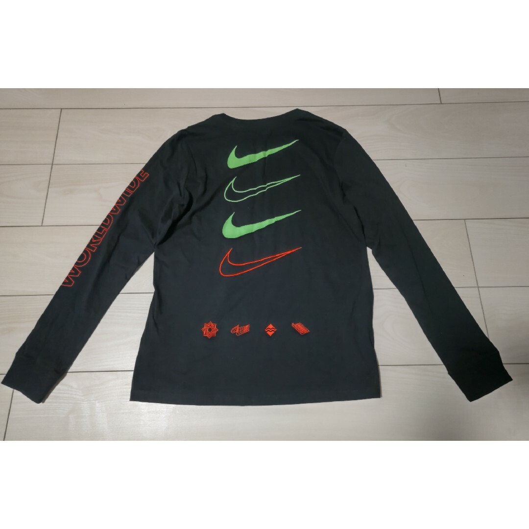 NIKE(ナイキ)のNIKE ナイキ 長袖Tシャツ ロンT 黒 レディース L レディースのトップス(Tシャツ(長袖/七分))の商品写真