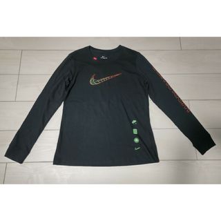 ナイキ(NIKE)のNIKE ナイキ 長袖Tシャツ ロンT 黒 レディース L(Tシャツ(長袖/七分))