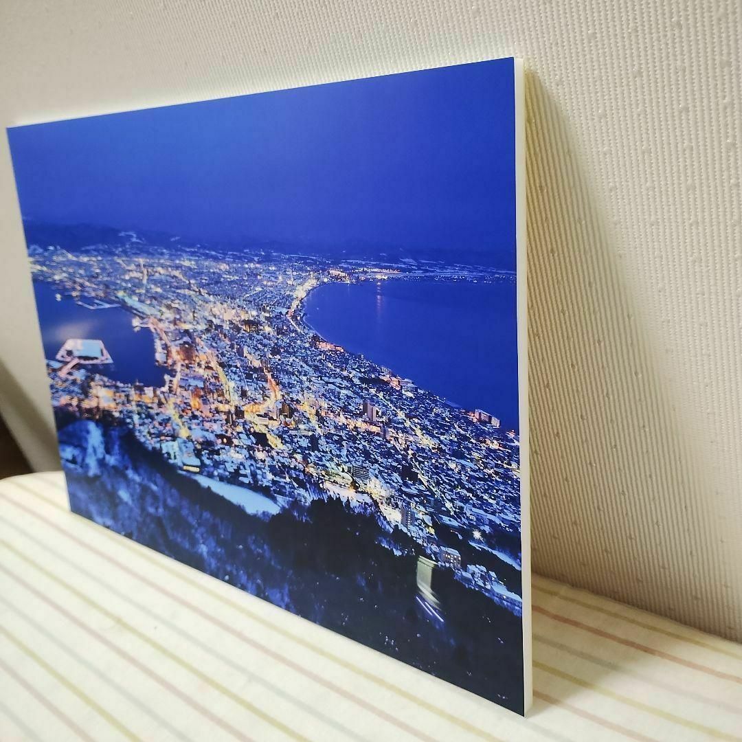 M54 函館山の夜景/北海道/日本の風景/アートパネル エンタメ/ホビーの美術品/アンティーク(絵画/タペストリー)の商品写真