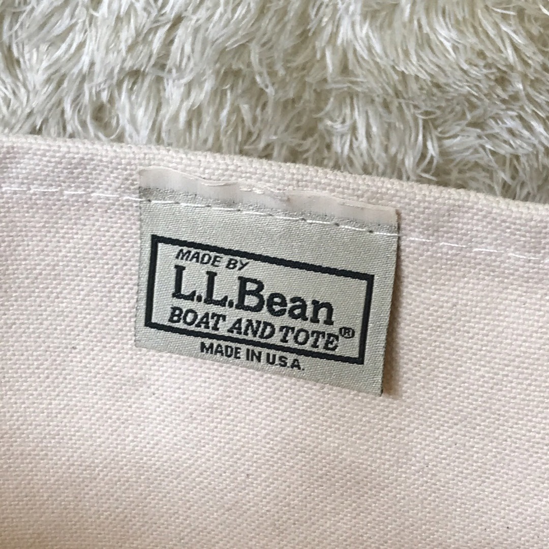 L.L.Bean(エルエルビーン)のエルエルビーン　ボートアンドトートバッグ　くすみブルー　USA製　ヴィンテージ レディースのバッグ(トートバッグ)の商品写真