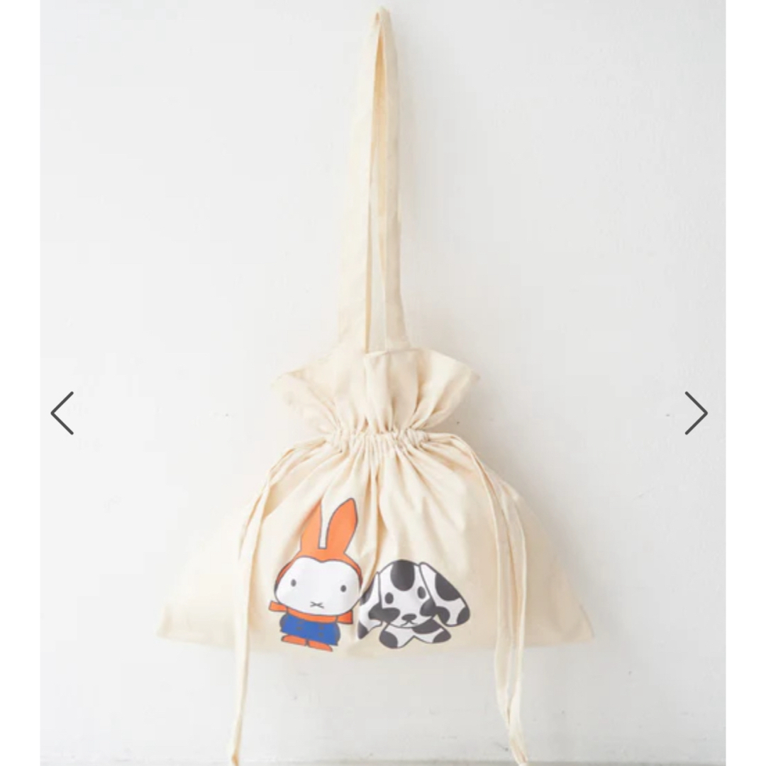 ROPE' PICNIC PASSAGE(ロペピクニックパサージュ)のROPE PICNIC PASSAGE＊miffyミッフィー ＊巾着トートバッグ レディースのバッグ(トートバッグ)の商品写真