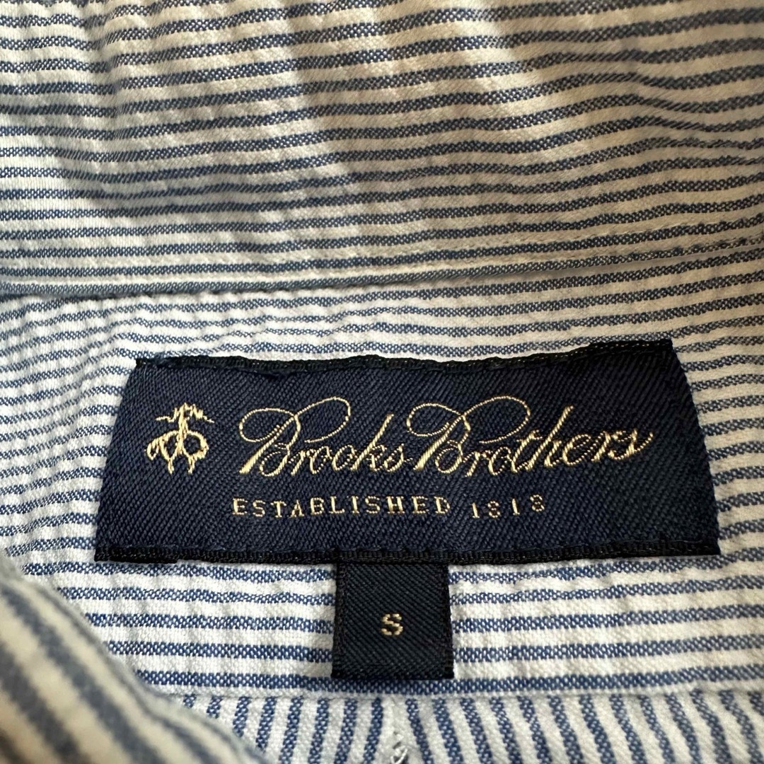 Brooks Brothers(ブルックスブラザース)のブルックスブラザース　ボタンダウンシャツ　ストライプ　S メンズのトップス(シャツ)の商品写真