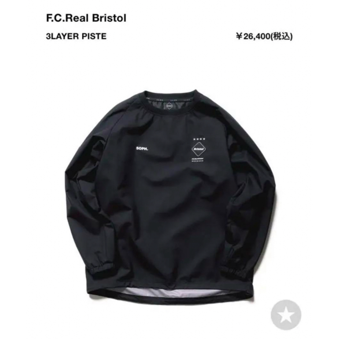 F.C.R.B.(エフシーアールビー)の22SS F.C.Real.Bristol 3LAYER PISTE 黒M メンズのジャケット/アウター(その他)の商品写真