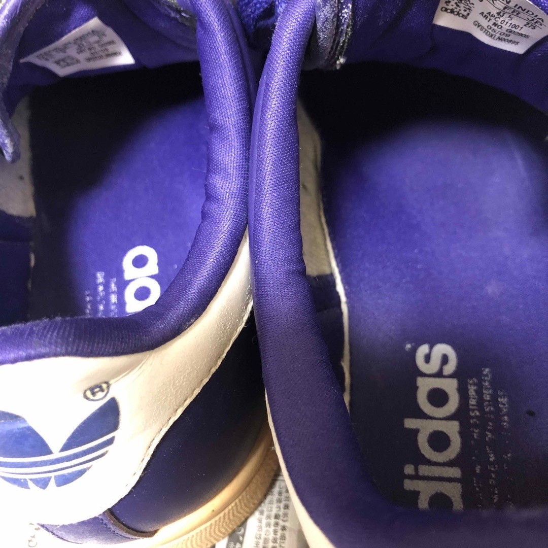 adidas(アディダス)のadidas アディダス スタンスミス 27.5 パープル　紫　ジャンク　 メンズの靴/シューズ(スニーカー)の商品写真