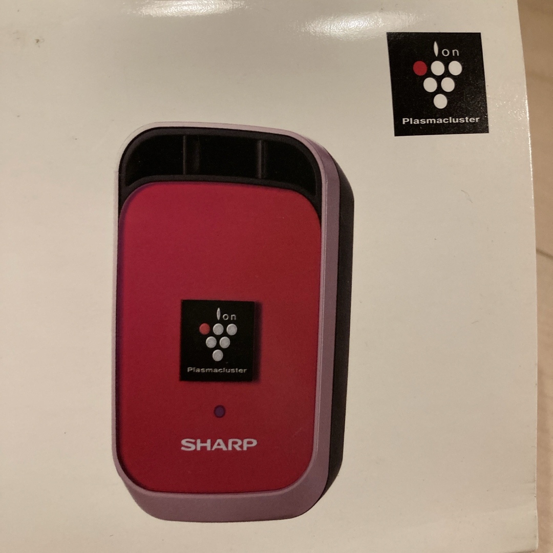 SHARP(シャープ)のSHARP プラズマクラスターイオン発生機　IG-JC1-P 自動車/バイクの自動車(車内アクセサリ)の商品写真