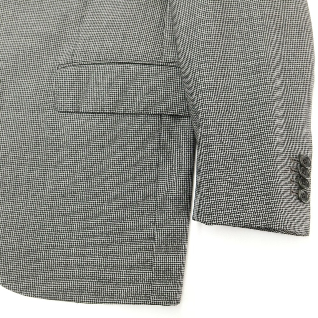 【中古】サルトリア ラトレ SARTORIA LATORRE ウール ハウンドトゥース柄 2つボタンスーツ グレーxブラック【サイズ48】【メンズ】 メンズのスーツ(セットアップ)の商品写真