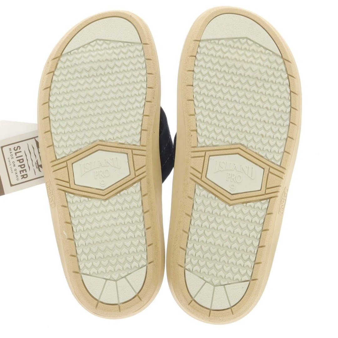 ISLAND SLIPPER(アイランドスリッパ)の【中古】【未使用】アイランドスリッパ ISLAND SLIPPER スエード トングサンダル ネイビー【サイズ9】【メンズ】 メンズの靴/シューズ(サンダル)の商品写真