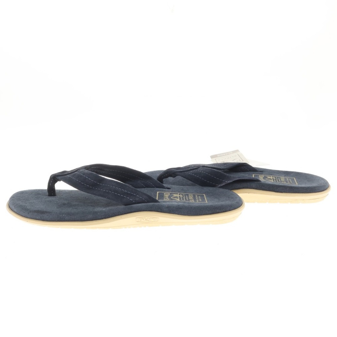 ISLAND SLIPPER(アイランドスリッパ)の【中古】【未使用】アイランドスリッパ ISLAND SLIPPER スエード トングサンダル ネイビー【サイズ9】【メンズ】 メンズの靴/シューズ(サンダル)の商品写真