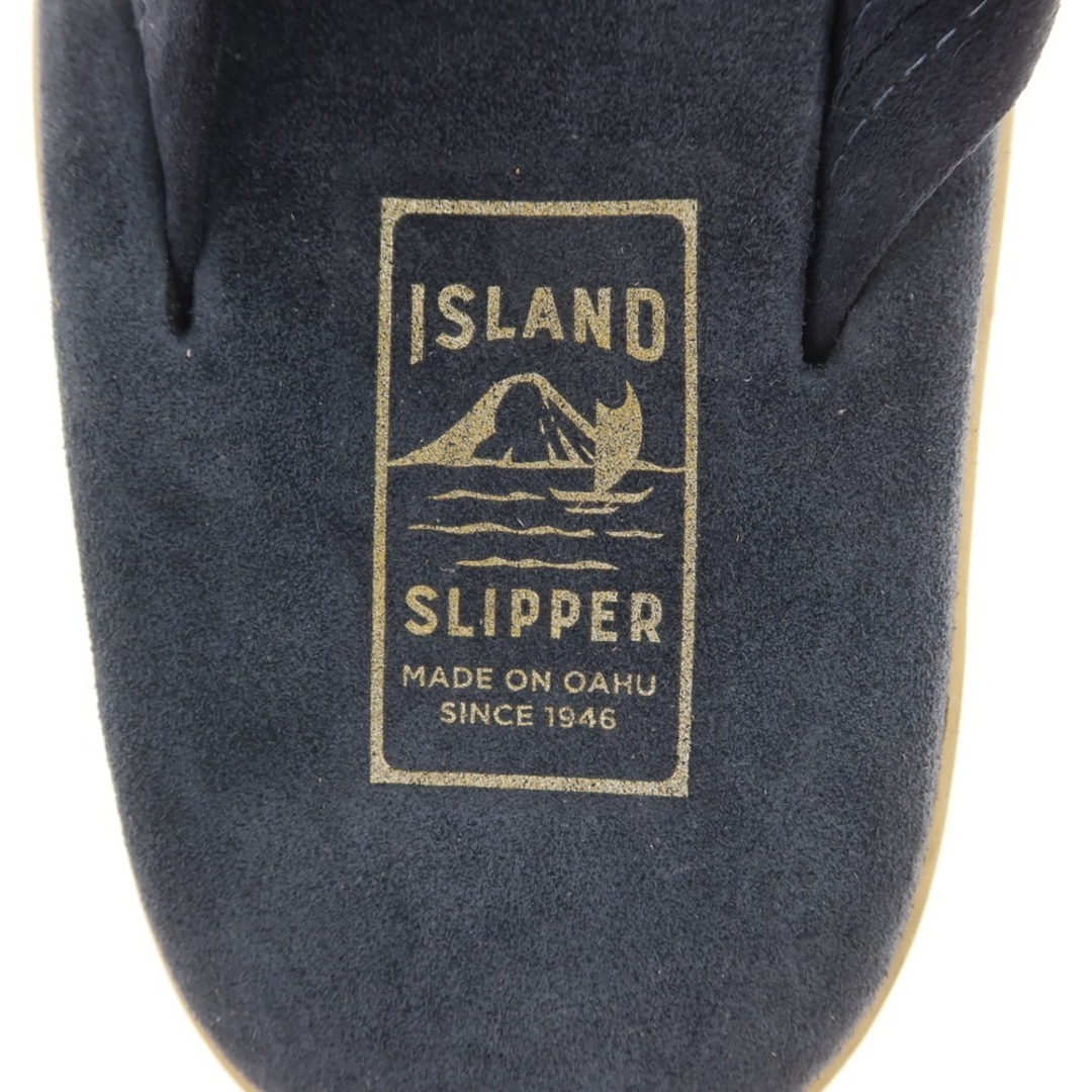 ISLAND SLIPPER(アイランドスリッパ)の【中古】【未使用】アイランドスリッパ ISLAND SLIPPER スエード トングサンダル ネイビー【サイズ9】【メンズ】 メンズの靴/シューズ(サンダル)の商品写真