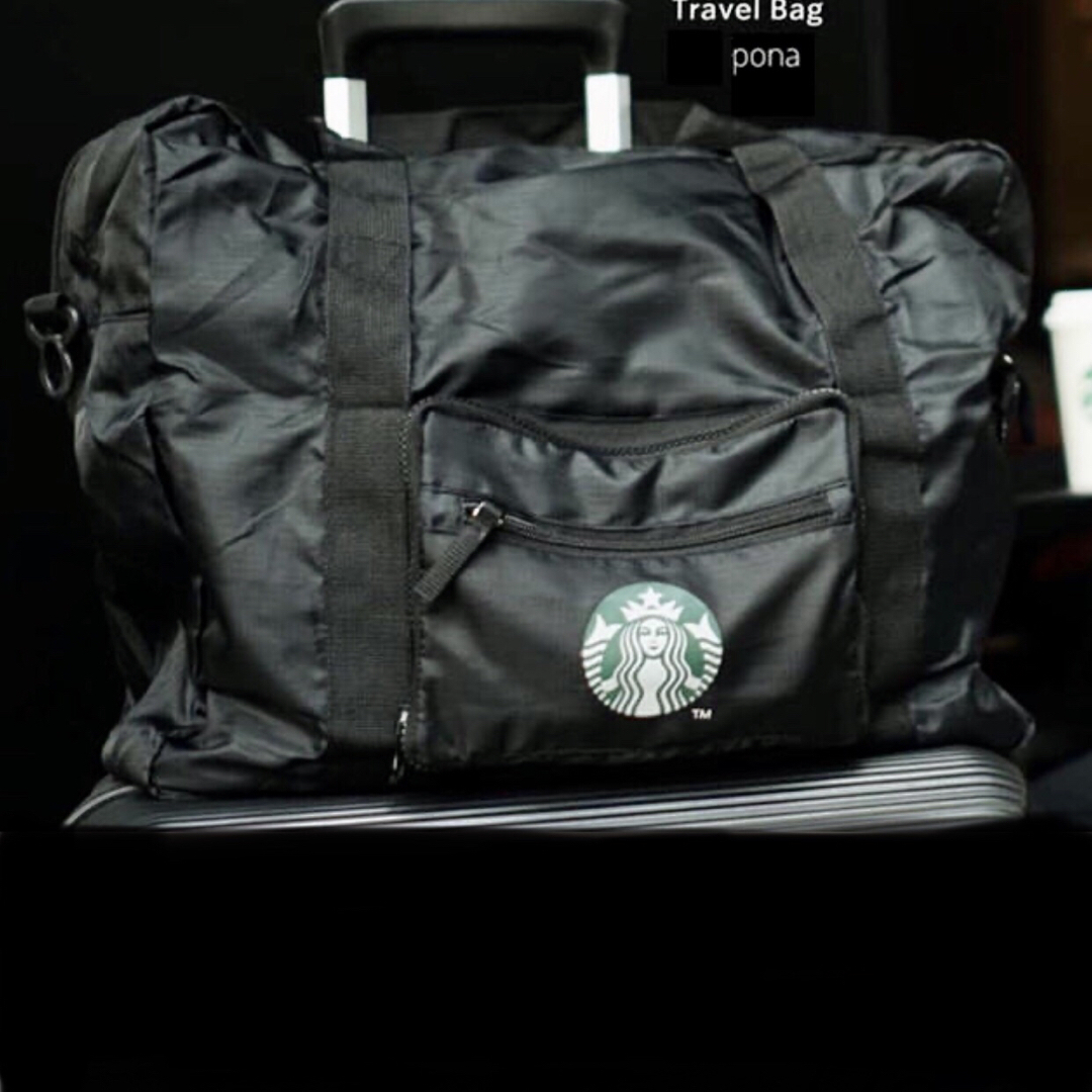 Starbucks(スターバックス)のStarbucks Travel FoldableBag スタバ トラベルバッグ メンズのバッグ(トラベルバッグ/スーツケース)の商品写真