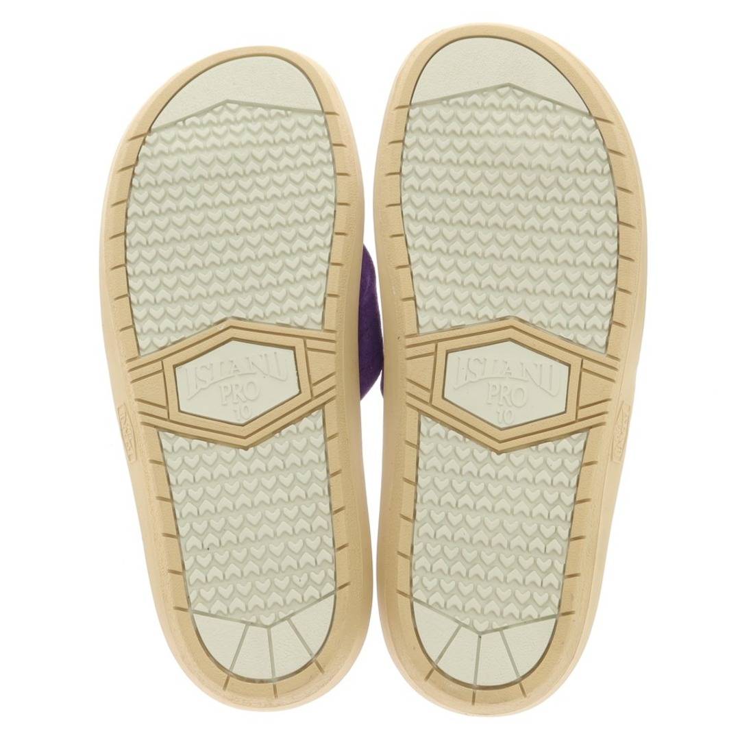 ISLAND SLIPPER(アイランドスリッパ)の【中古】【未使用】アイランドスリッパ ISLAND SLIPPER スエード トングサンダル パープル【サイズ10】【メンズ】 メンズの靴/シューズ(サンダル)の商品写真